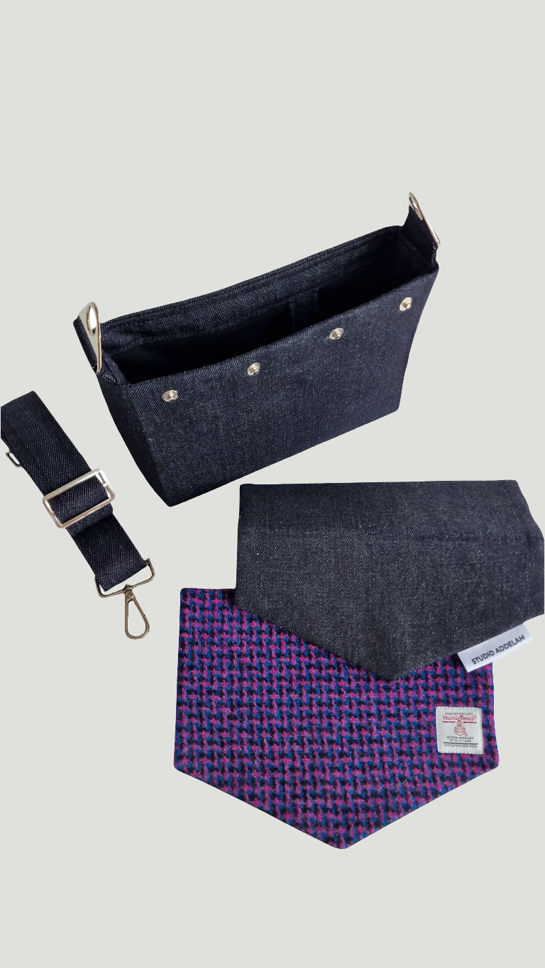 The Ark Lane Crossbody - Harris Tweed