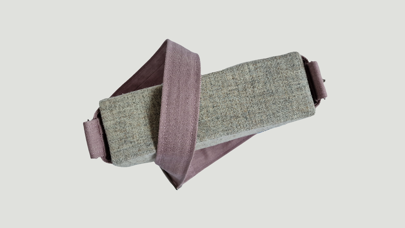 The Ark Lane Crossbody - Pink & Cream