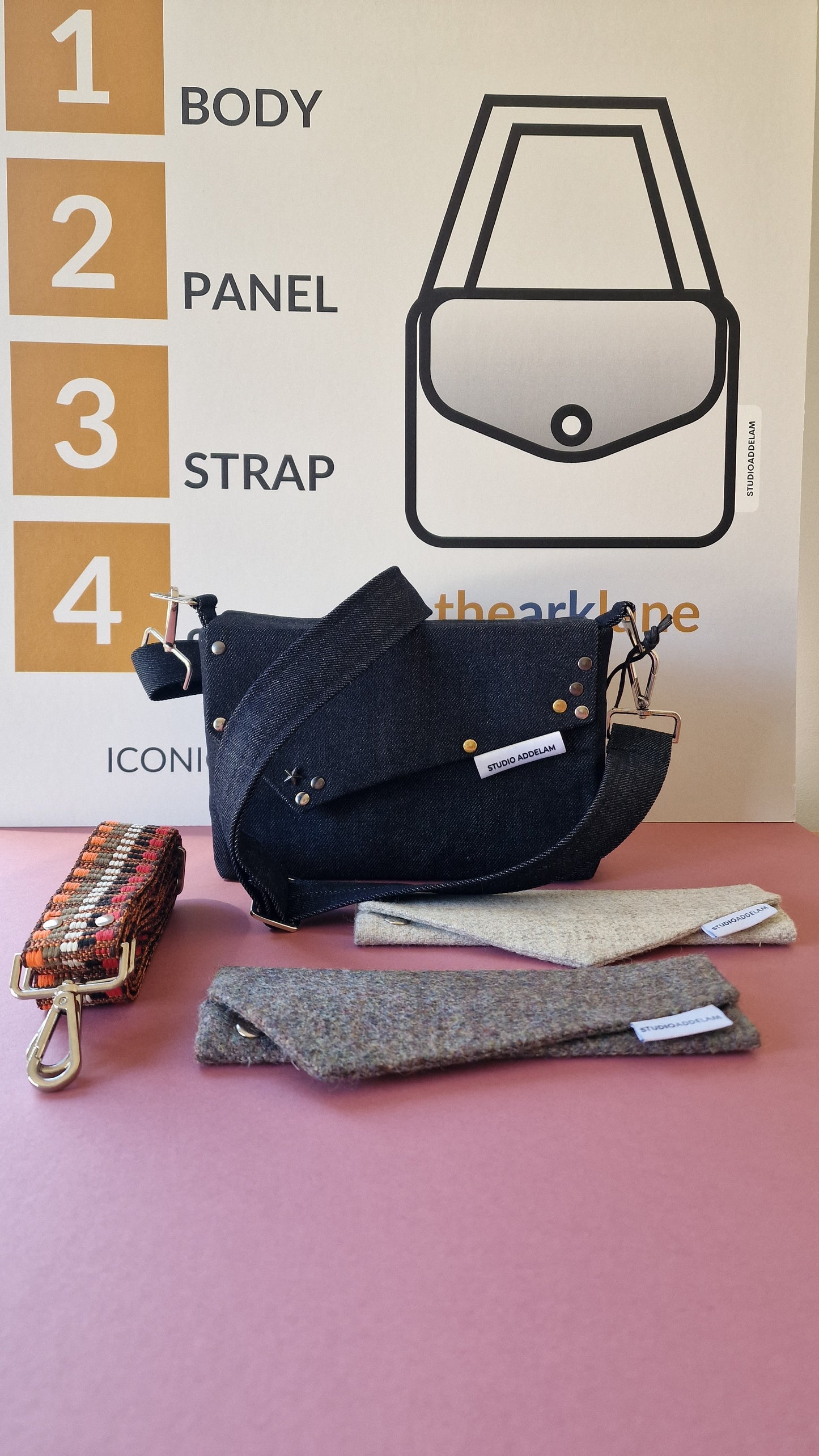 The Ark Lane Crossbody - Tweed Bundle