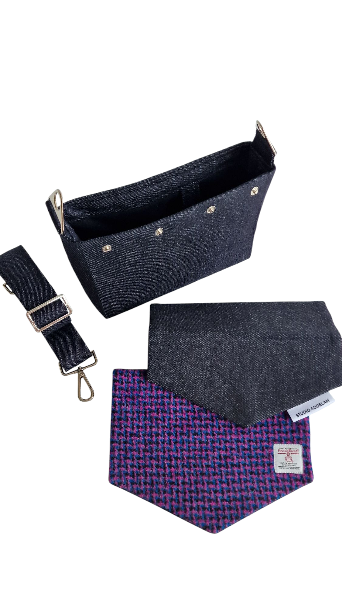 The Ark Lane Crossbody - Harris Tweed