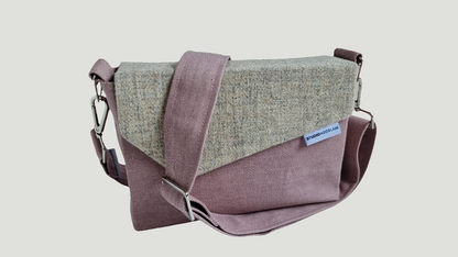 The Ark Lane Crossbody - Pink & Cream