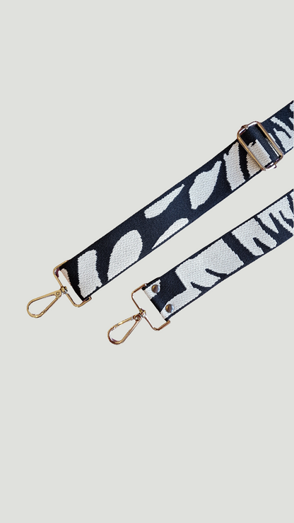 Black & White Crossbody Strap