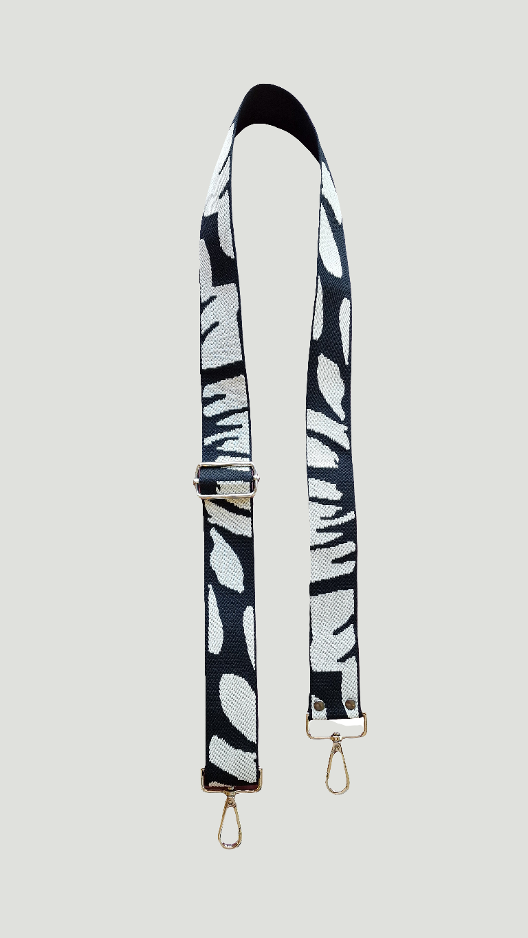 Black & White Crossbody Strap