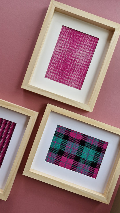 Harris Tweed®️ Framed Art Set x 4
