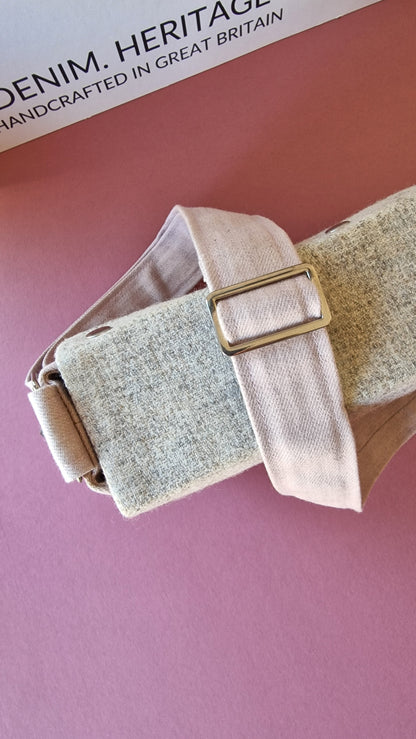 The Ark Lane Crossbody - Pink & Cream