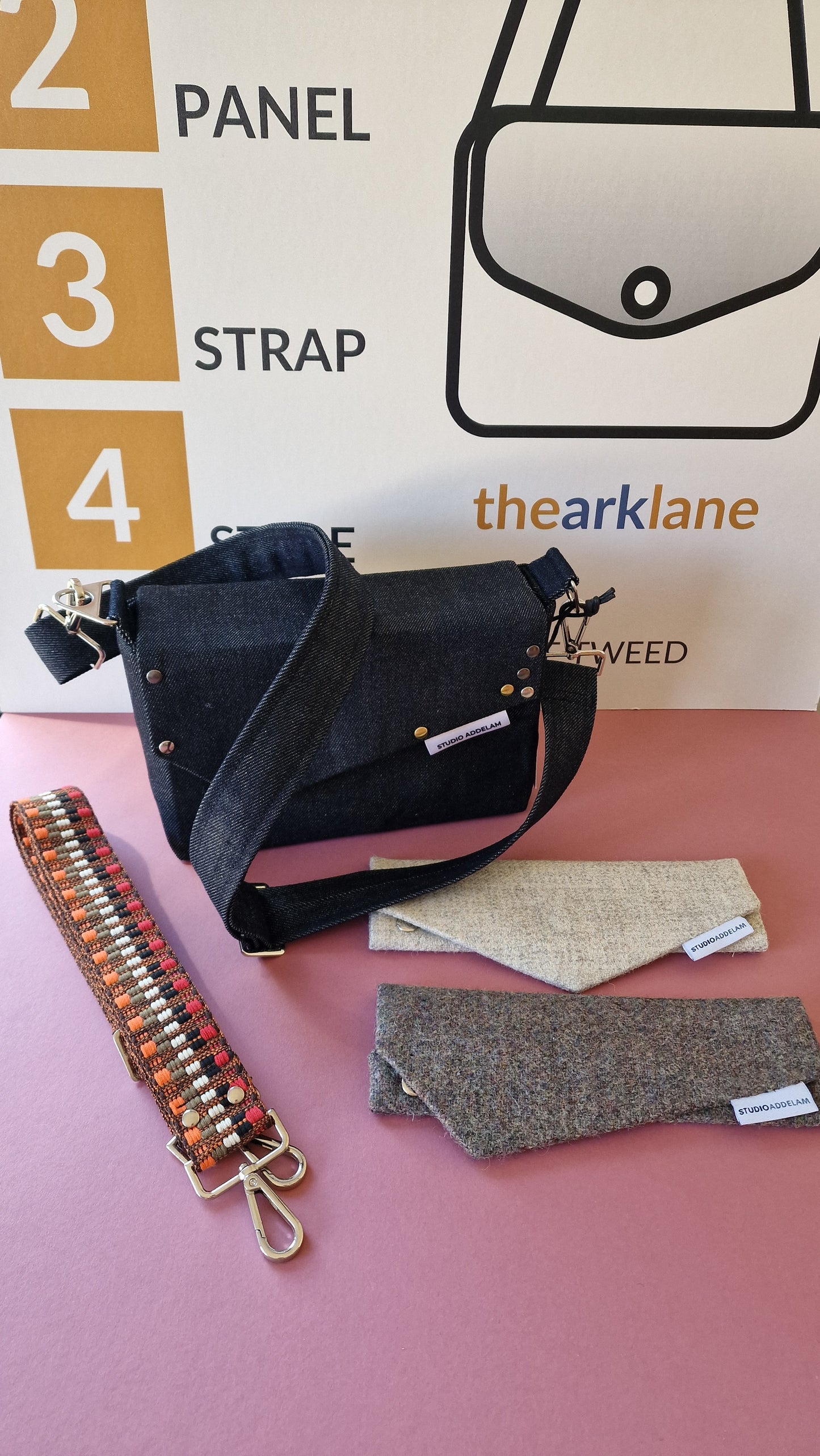 The Ark Lane Crossbody - Tweed  Bundle