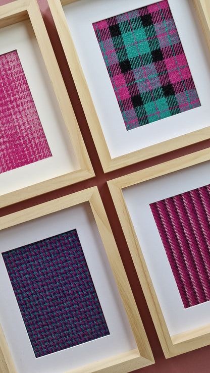 Harris Tweed®️ Framed Art Set x 4