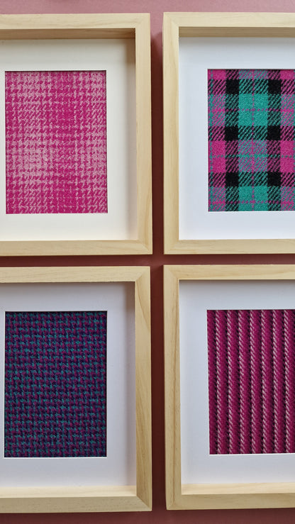 Harris Tweed®️ Framed Art Set x 4