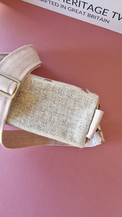 The Ark Lane Crossbody - Pink & Cream